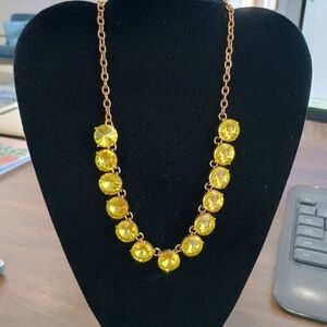 Elegant Gold and Yellow Necklace
